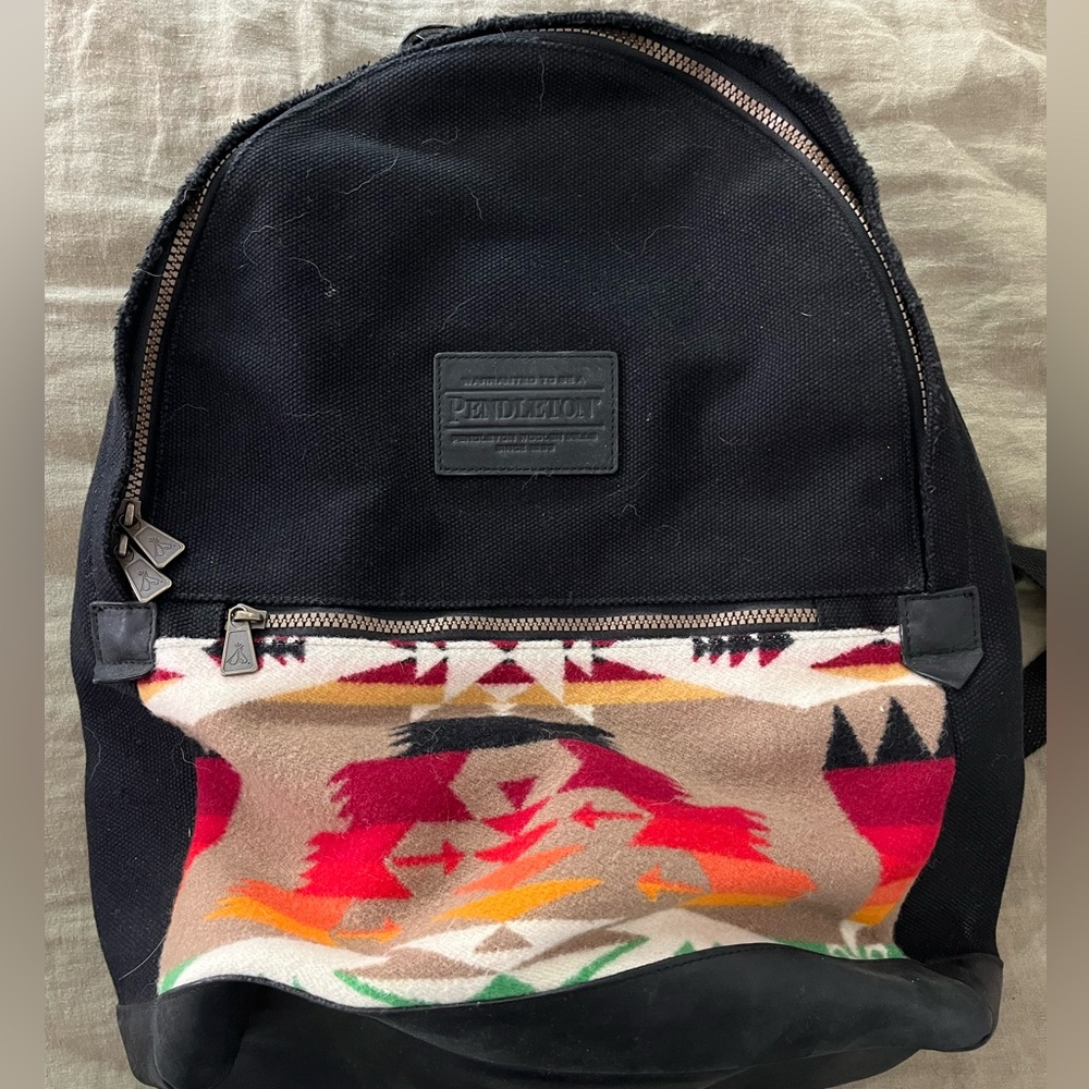 Pendleton Journey West backpack - black with pattern